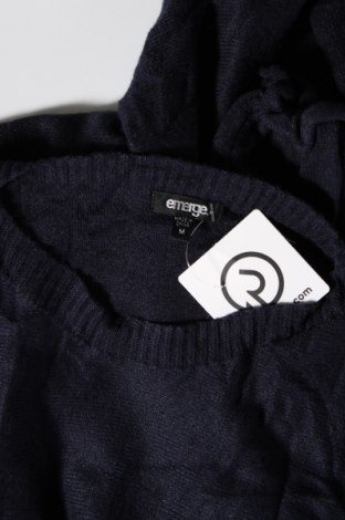 Дамски пуловер Emerge, Размер M, Цвят Син, Цена 4,35 лв.