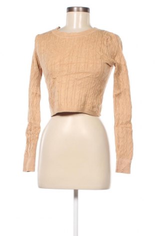 Дамски пуловер Fashion, Размер M, Цвят Бежов, Цена 4,64 лв.