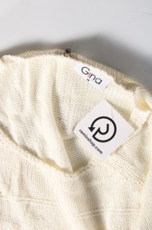 Дамски пуловер Gina, Размер M, Цвят Екрю, Цена 8,70 лв.