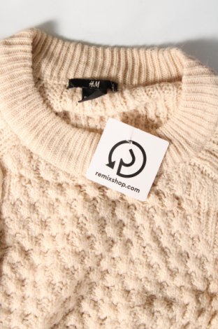 Дамски пуловер H&M, Размер M, Цвят Екрю, Цена 4,93 лв.