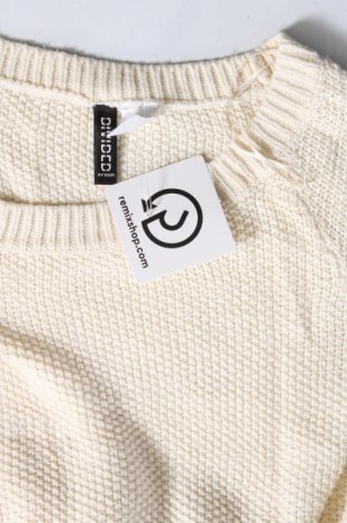 Damenpullover H&M Divided, Größe S, Farbe Ecru, Preis € 2,42