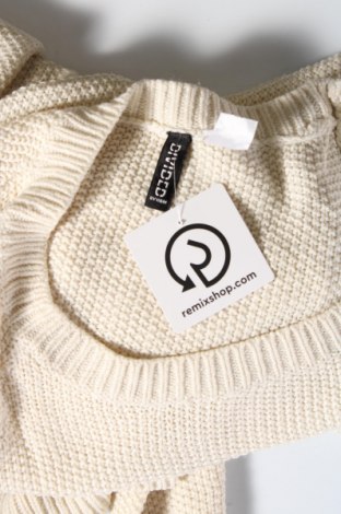Дамски пуловер H&M Divided, Размер M, Цвят Екрю, Цена 4,35 лв.