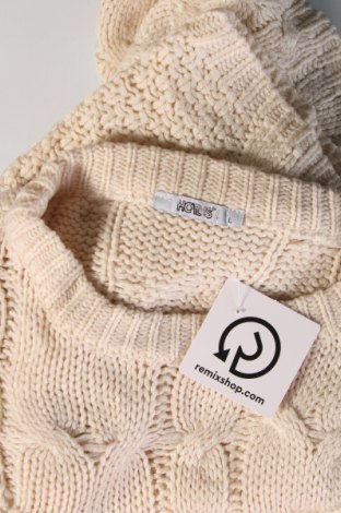 Дамски пуловер Haily`s, Размер L, Цвят Екрю, Цена 4,35 лв.
