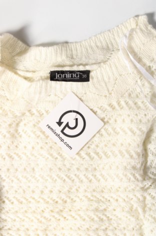 Дамски пуловер Janina, Размер S, Цвят Бял, Цена 4,64 лв.