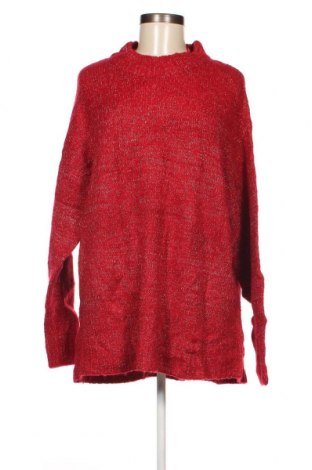 Дамски пуловер Lefties, Размер XL, Цвят Червен, Цена 8,70 лв.