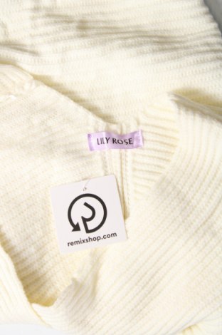 Γυναικείο πουλόβερ Lily Rose, Μέγεθος M, Χρώμα Λευκό, Τιμή 17,94 €