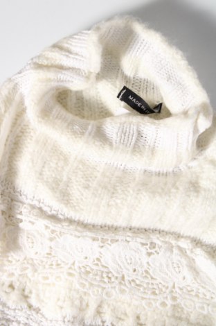 Дамски пуловер Made In Italy, Размер M, Цвят Бял, Цена 29,00 лв.