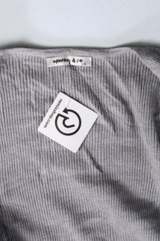 Дамски пуловер Memory & Co., Размер S, Цвят Сив, Цена 8,70 лв.