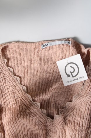 Дамски пуловер ONLY, Размер XS, Цвят Розов, Цена 4,60 лв.