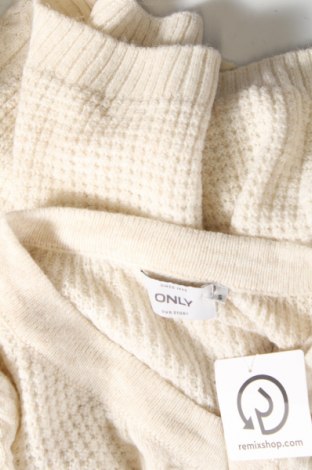Дамски пуловер ONLY, Размер S, Цвят Бежов, Цена 20,00 лв.