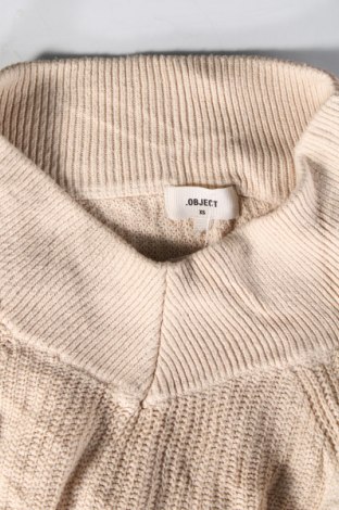 Damski sweter Object, Rozmiar XS, Kolor Beżowy, Cena 12,99 zł