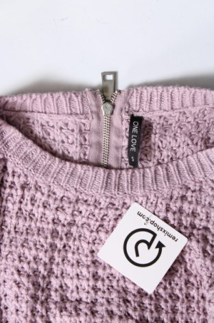 Дамски пуловер One Love, Размер S, Цвят Лилав, Цена 8,70 лв.