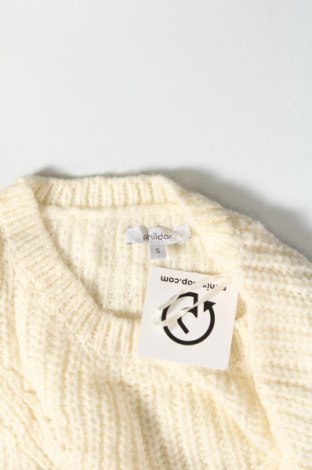 Дамски пуловер Phildar, Размер S, Цвят Екрю, Цена 8,70 лв.