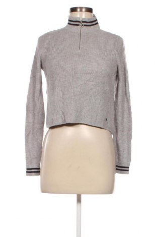 Дамски пуловер Pull&Bear, Размер XXS, Цвят Сив, Цена 8,70 лв.