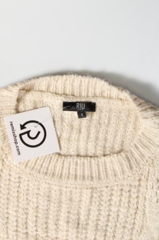 Дамски пуловер Riu, Размер S, Цвят Екрю, Цена 4,64 лв.