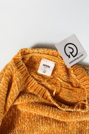 Дамски пуловер Sinsay, Размер XL, Цвят Жълт, Цена 10,15 лв.