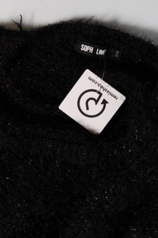 Дамски пуловер Sophyline, Размер S, Цвят Черен, Цена 4,35 лв.