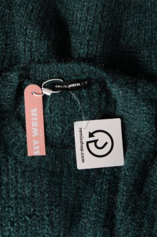 Дамски пуловер Tally Weijl, Размер M, Цвят Зелен, Цена 9,66 лв.