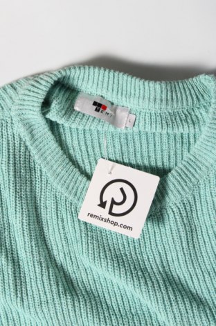 Дамски пуловер Temt, Размер L, Цвят Зелен, Цена 8,70 лв.