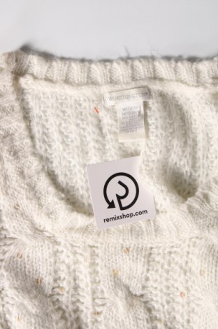 Дамски пуловер Worthington, Размер M, Цвят Бял, Цена 4,35 лв.