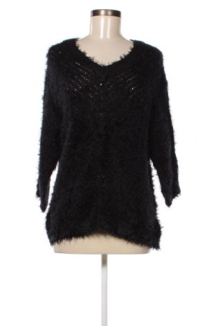 Дамски пуловер Yessica, Размер M, Цвят Черен, Цена 8,70 лв.