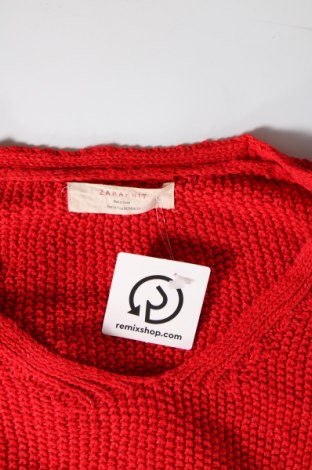 Dámsky pulóver Zara Knitwear, Veľkosť M, Farba Červená, Cena  2,27 €