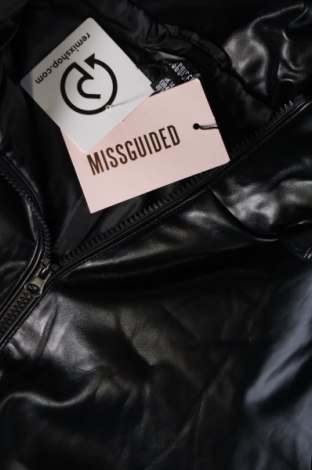 Dámska kožená bunda  Missguided, Veľkosť L, Farba Čierna, Cena  17,92 €