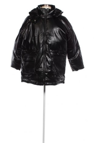 Γυναικείο δερμάτινο μπουφάν Missguided, Μέγεθος L, Χρώμα Μαύρο, Τιμή 16,70 €