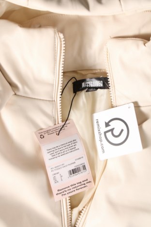 Dámska kožená bunda  Missguided, Veľkosť XS, Farba Béžová, Cena  25,08 €