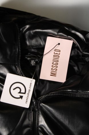 Dámská kožená bunda  Missguided, Velikost XS, Barva Černá, Cena  378,00 Kč
