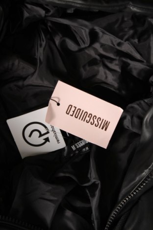 Dámska kožená bunda  Missguided, Veľkosť M, Farba Čierna, Cena  14,66 €
