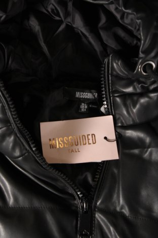 Γυναικείο δερμάτινο μπουφάν Missguided, Μέγεθος S, Χρώμα Μαύρο, Τιμή 15,47 €