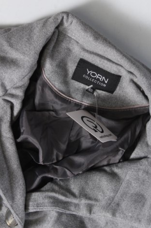 Γυναικείο παλτό Yorn, Μέγεθος M, Χρώμα Γκρί, Τιμή 23,17 €