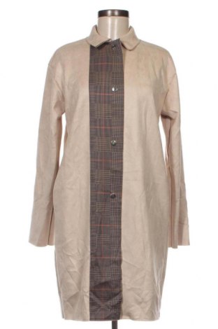 Дамско палто Zara, Размер S, Цвят Екрю, Цена 13,65 лв.