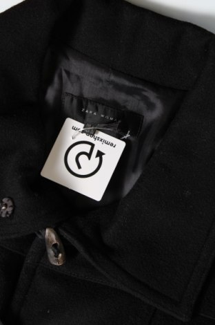 Dámský kabát  Zara, Velikost L, Barva Černá, Cena  781,00 Kč