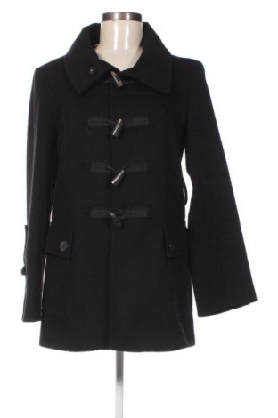 Дамско палто Zara, Размер L, Цвят Черен, Цена 22,54 лв.