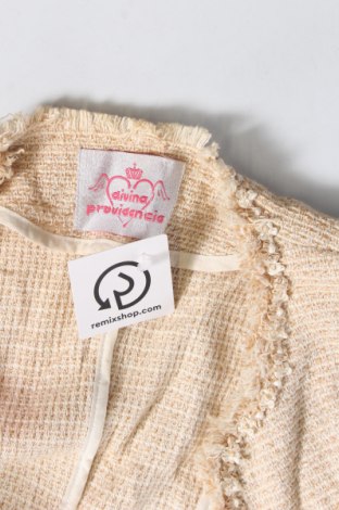 Γυναικείο σακάκι Divina Providencia, Μέγεθος L, Χρώμα Εκρού, Τιμή 19,79 €