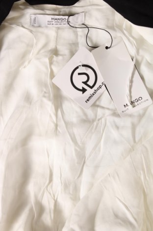 Γυναικείο σακάκι Mango, Μέγεθος XS, Χρώμα Λευκό, Τιμή 56,19 €
