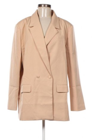 Γυναικείο σακάκι Missguided, Μέγεθος L, Χρώμα  Μπέζ, Τιμή 36,08 €