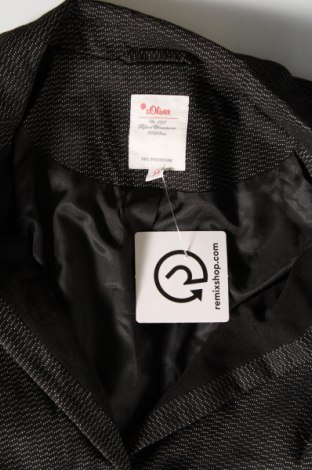 Дамско сако S.Oliver, Размер XS, Цвят Черен, Цена 6,02 лв.