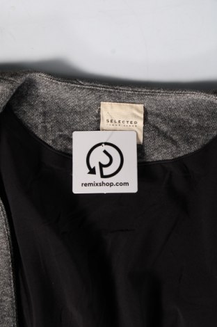 Γυναικείο σακάκι Selected Femme, Μέγεθος M, Χρώμα Γκρί, Τιμή 9,12 €