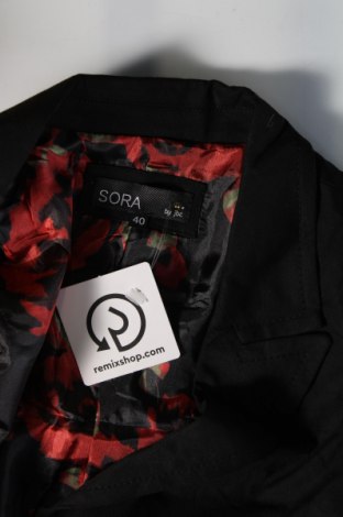 Γυναικείο σακάκι Sora, Μέγεθος M, Χρώμα Μαύρο, Τιμή 4,36 €