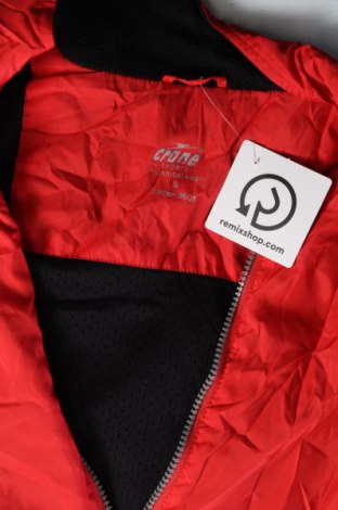 Γυναικείο μπουφάν αθλητικό Crane, Μέγεθος S, Χρώμα Κόκκινο, Τιμή 4,65 €