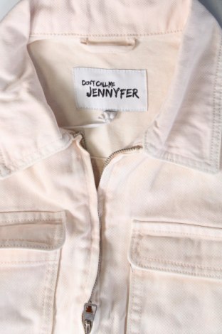 Γυναικείο μπουφάν Jennyfer, Μέγεθος L, Χρώμα Εκρού, Τιμή 14,38 €