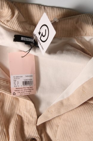 Dámska bunda  Missguided, Veľkosť M, Farba Béžová, Cena  39,69 €