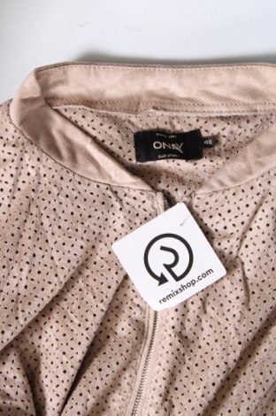 Γυναικείο μπουφάν ONLY, Μέγεθος M, Χρώμα  Μπέζ, Τιμή 17,94 €