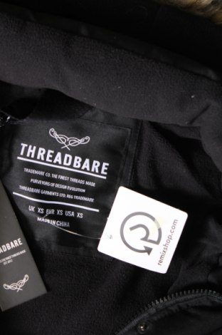 Γυναικείο μπουφάν Threadbare, Μέγεθος XS, Χρώμα Μαύρο, Τιμή 47,94 €