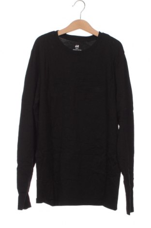 Детска блуза H&M, Размер 12-13y/ 158-164 см, Цвят Черен, Цена 3,90 лв.