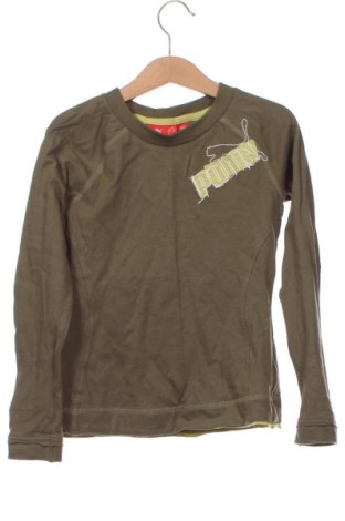 Παιδική μπλούζα PUMA, Μέγεθος 6-7y/ 122-128 εκ., Χρώμα Πράσινο, Τιμή 5,32 €