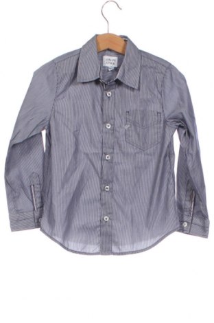 Детска риза Armani Junior, Размер 3-4y/ 104-110 см, Цвят Син, Цена 60,52 лв.